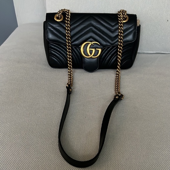 ‼️SOLD‼️GG Marmont small matelassé shoulder bag. - Picture 12 of 14